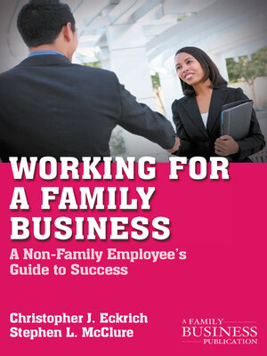 cover image of Working for a Family Business